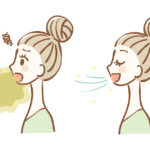 Illustration of bad breath